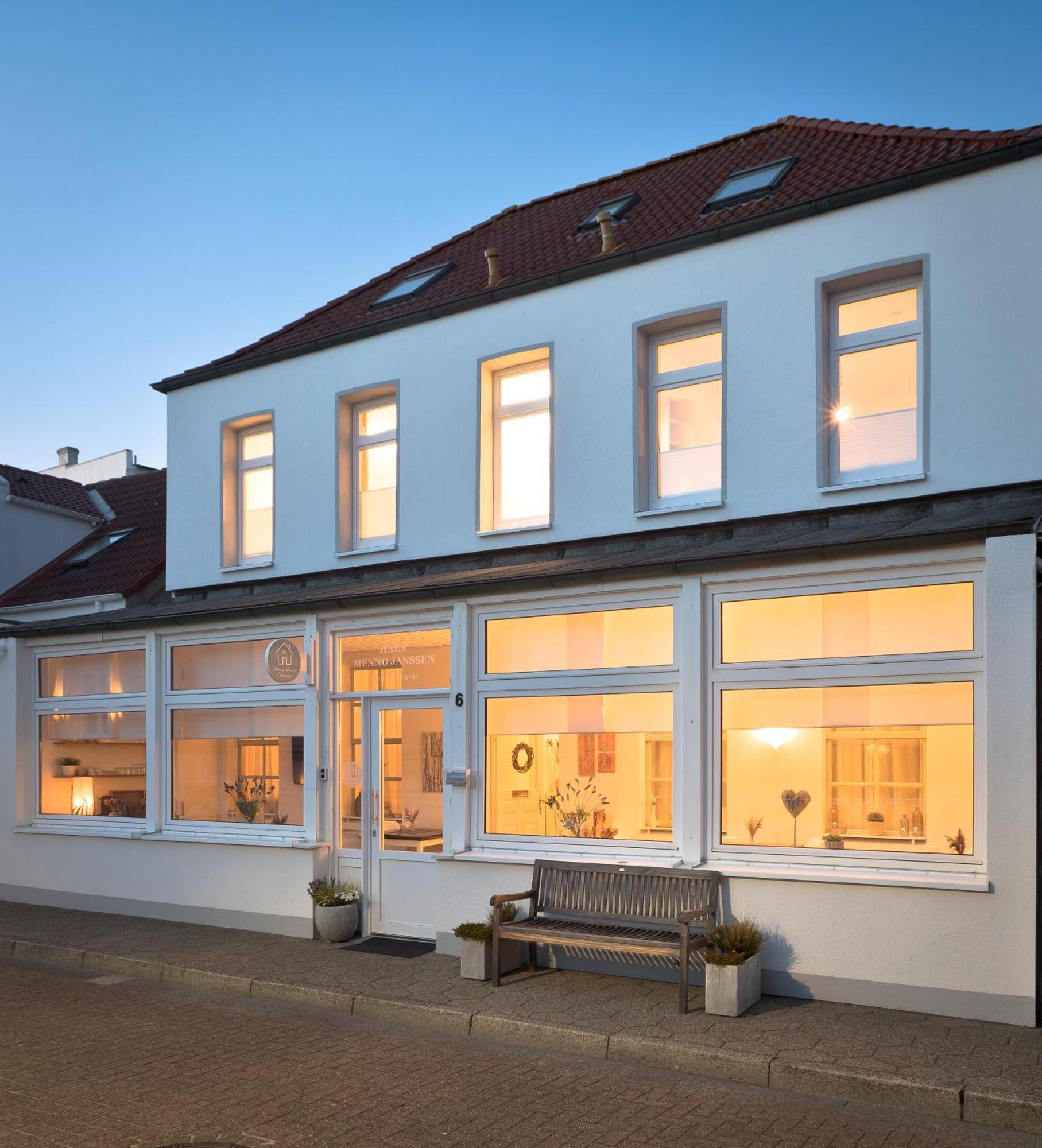 Haus Menno Janssen - Doppelzimmer Norderney Exteriör bild