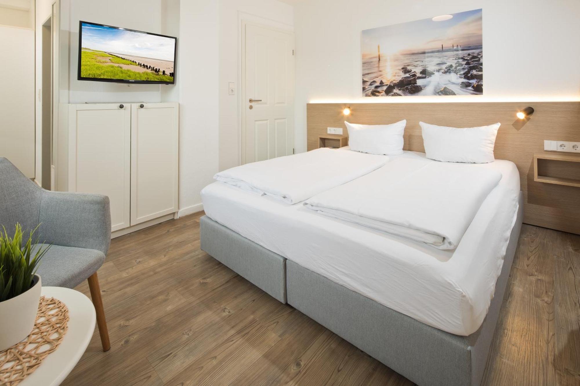 Haus Menno Janssen - Doppelzimmer Norderney Exteriör bild